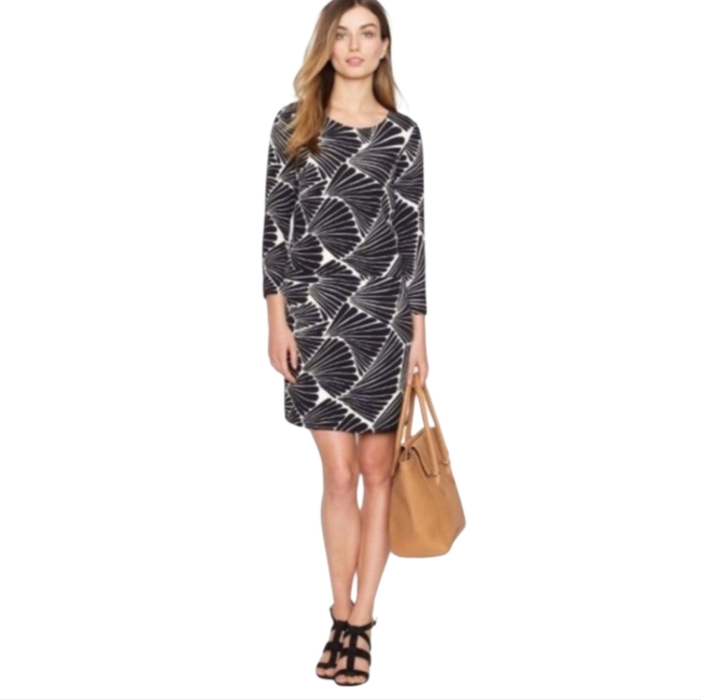 J.Crew Vintage Jules Fanfare Shift Mini Dress Size 00